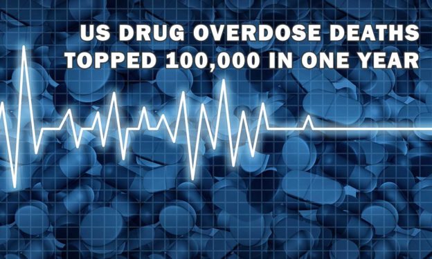 Us Drug Overdose Deaths Topped 100,000 in One Year