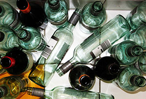 alcohol bottles