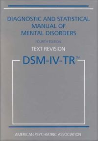 Book cover of DSM-IV-TR